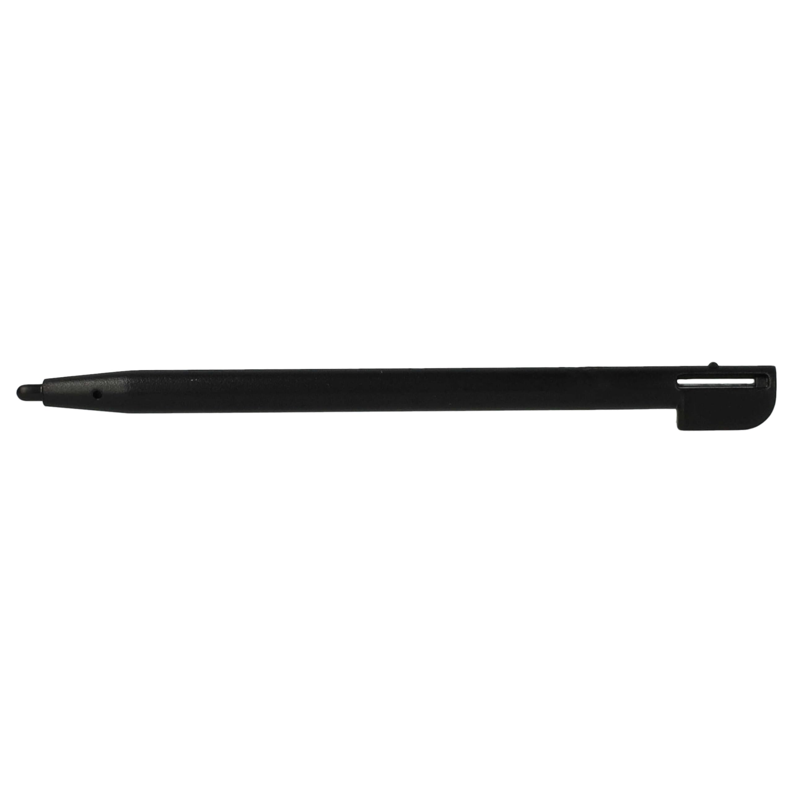 vhbw 10 x rysik kompatybilny z konsolą do gier Nintendo DSi, DSi XL, 2DS, DS Lite - 8,8 cm długości, czarny