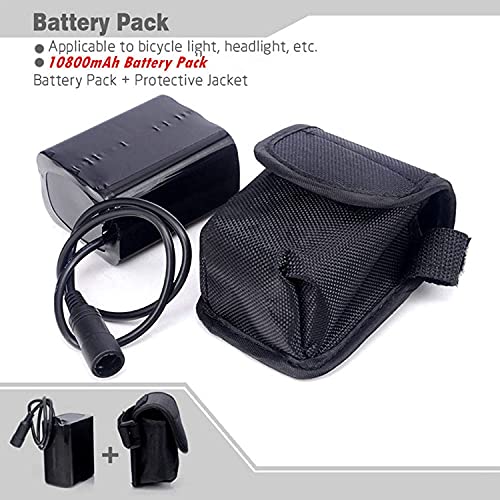 hwljxn Fiets Mobile Power Box Batterijopslagkoffer, oplaadbare batterij voor fietsverlichting of koplampen, 6x18650 Hoge… - Afbeelding 4