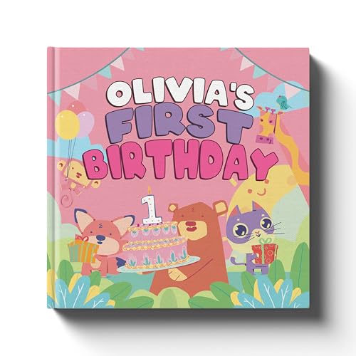 My First Birthday - First Birthday Gift - Personalized Children's Book (for Girl)