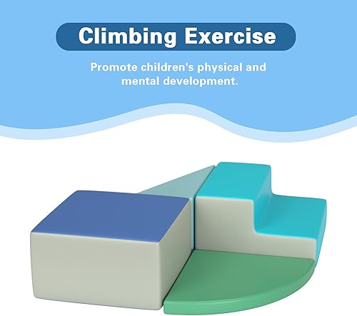 Miniatura 2 de Juguetes de escalada para niños pequeños de 1 a 3 años, bloques de escalada de espuma para bebés, juego de espuma para escalar en interiores,