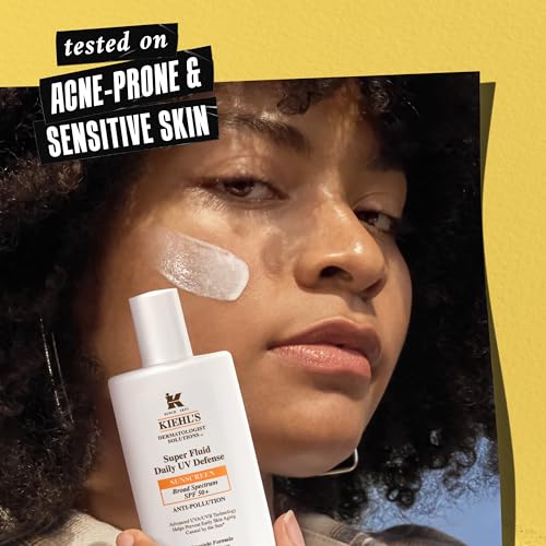 Kiehl'S NA Super Fluid Uv Defense Daily Facial Sunscreen Spf 50+, Lightweight Matte Finish, Protects Against Uva/Uvb Rays & Pollution, Vitamin E & Baicalin, Non-Comedogenic, Paraben-Free thumb #2