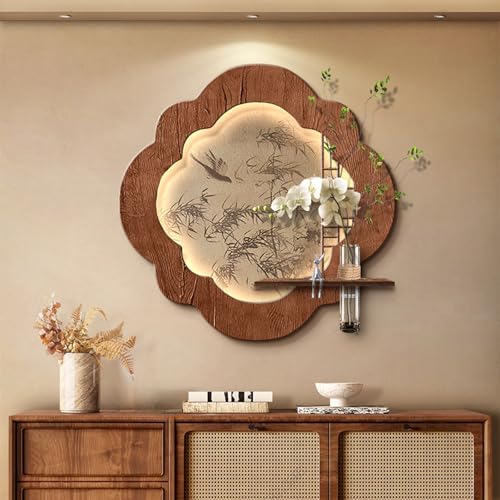 Décoration murale LED 3D à intensité variable pour illuminer votre entrée avec style zen
