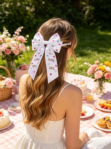 Lazos para cabello cumpleaños con prendedor rosa miniatura 2
