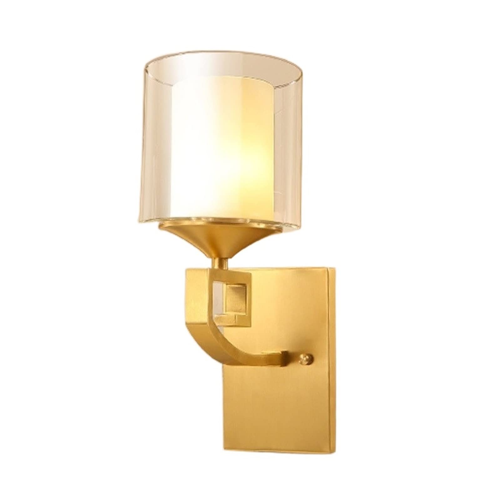 HPTHLY Wall Mounted Light Corridor Bedside Wall Lamp, Fixtures Lighting Brass Wall Sconce Room Corridor Art Stairs Decor Glass Lantern For Home And Hotel E2