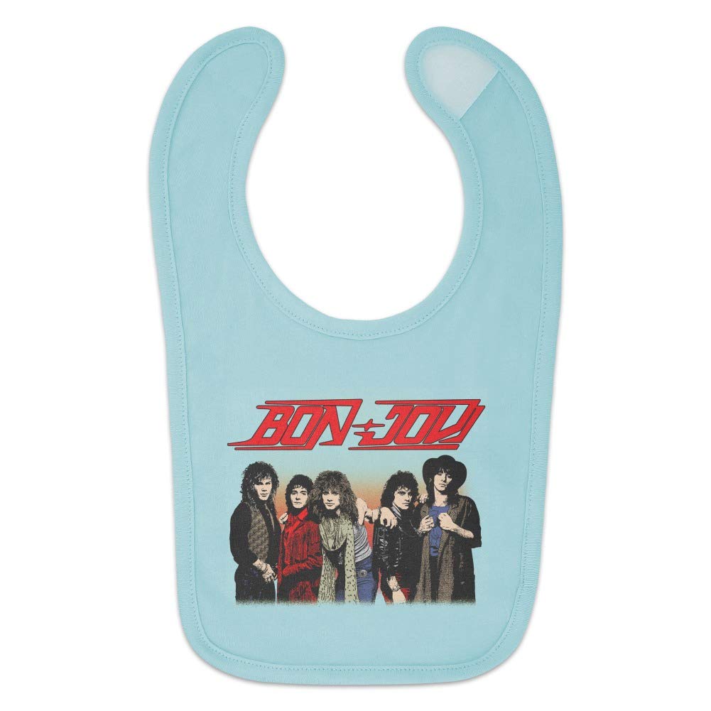Bon Jovi Band and Logo Baby Bib
