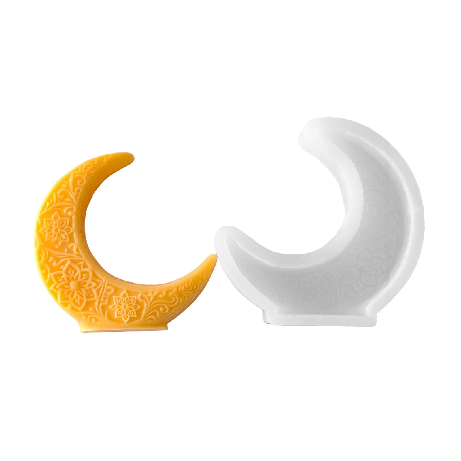 Tsophreniq Crescents Mold, Animal Silicone for Candled Making, Resin Craft Molds Aromatherapys Candled Resin Ornaments
