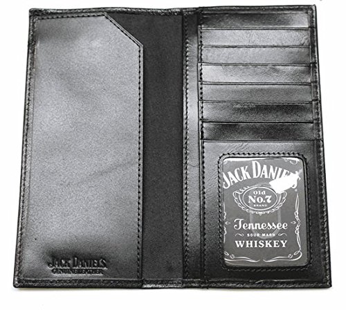 JD Men's Old No. 7 Collection Black Roper Wallet - Black2