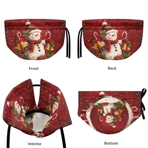 Image of Christmas Tea Cozy Cover Insulated Dust Cover for Teapot Snowman Tea Pot Covers for Keeping Warm Kettle Protector Washable Portable Kitchen Decoration Gift for Christmas
