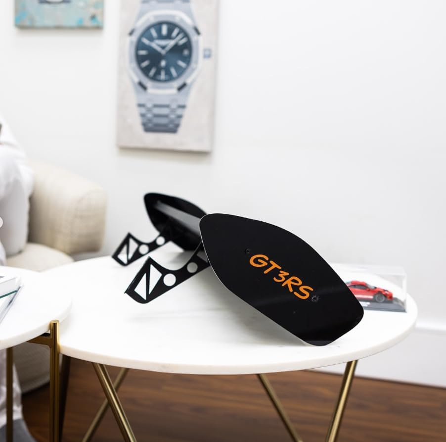 Image of GT3 RS Style Spoiler Wall Shelf - Racing Car Inspired Wall Mounted Shelf for Home, Office & Garage | Automotive Display Shelf | Motorsport Decor