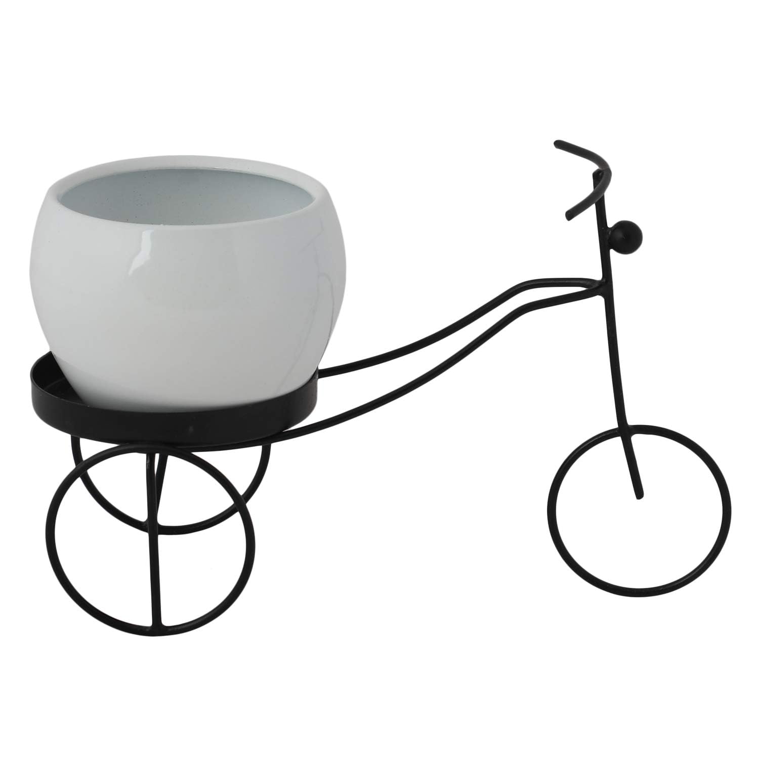 GrowKaro Multicolor Metal Pot Decorated on Cycle Stand | Pot Stand | Pot for Flowers | Pot for Plant | Ideal for Decorating Home | Living Room | Office | Garden | Balcony | Table | Kitchen (B08VW91G8V) Amazon Price History, Amazon Price Tracker