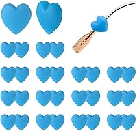 Vista 11 de 15 pares de ganchos para las orejas de gafas, antideslizantes, con forma de corazón, para sujetar las patillas de las gafas, para lentes de sol