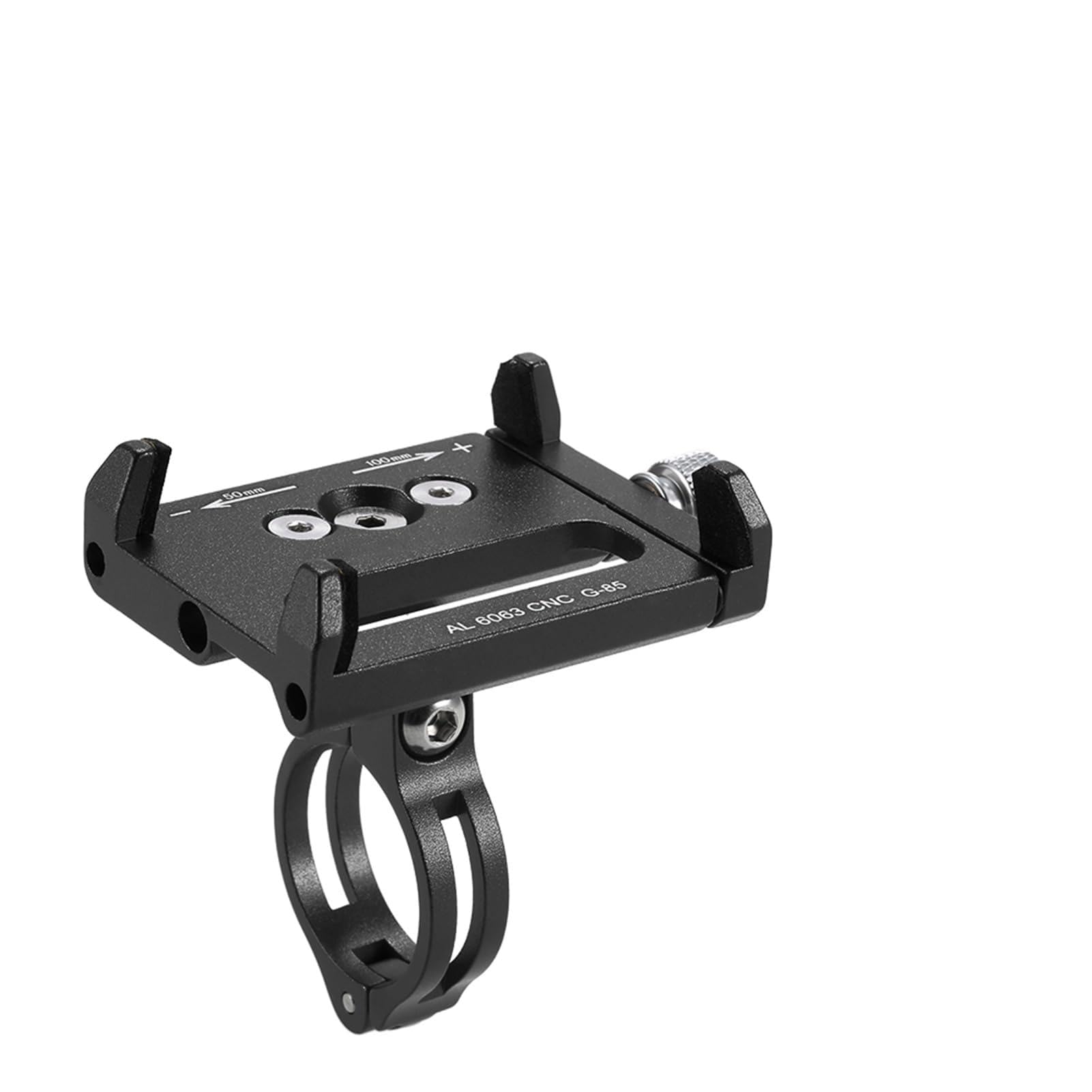 Soporte Movil Bici, Soporte Manillar Universal, Soporte Movil Moto Bicicleta Ajustable, Anti Vibración Porta Telefono Motocicleta Soporte Desmontable Moto Soporte Abrazadera de la Horquilla