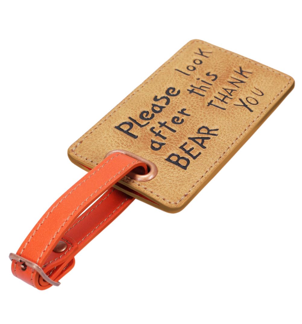 TruffleShuffle Paddington Bear Luggage Bag Tag