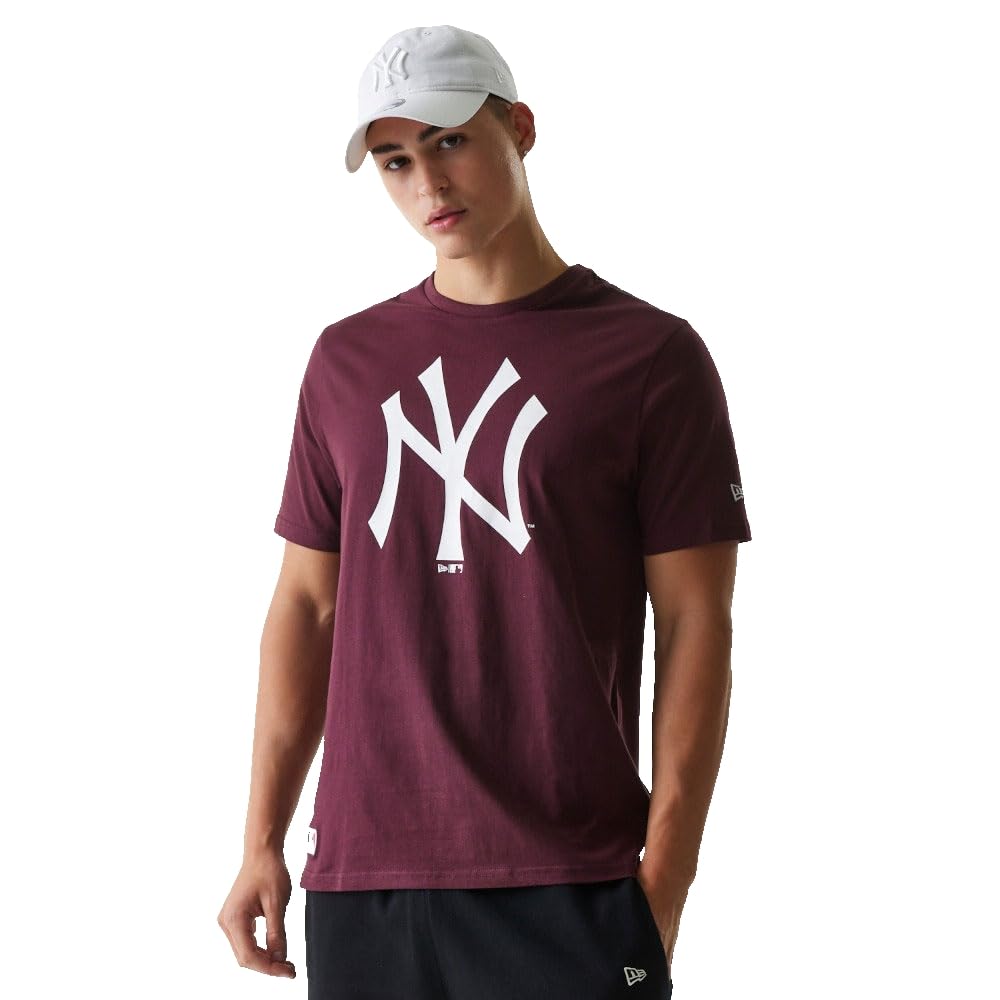 Camiseta Hombre New Era regular tee de algodon casual ropa de verano comoda 8