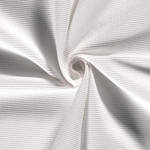 Tissu piqué nid d'abeille en coton pour coudre votre linge de bain et de cuisine