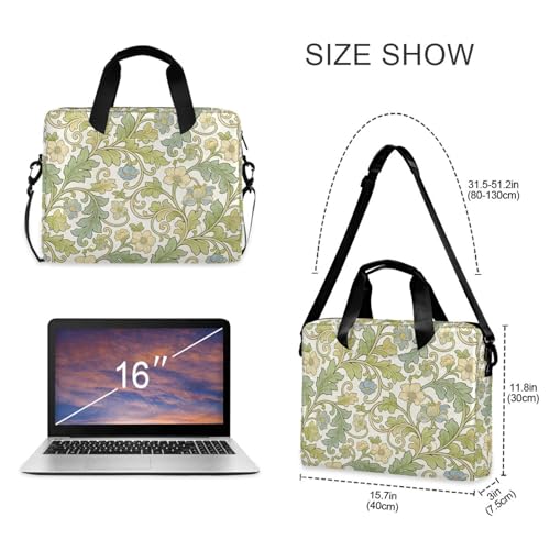 Maletín portátil para laptop 15.6 pulgadas con diseño vintage miniatura 5