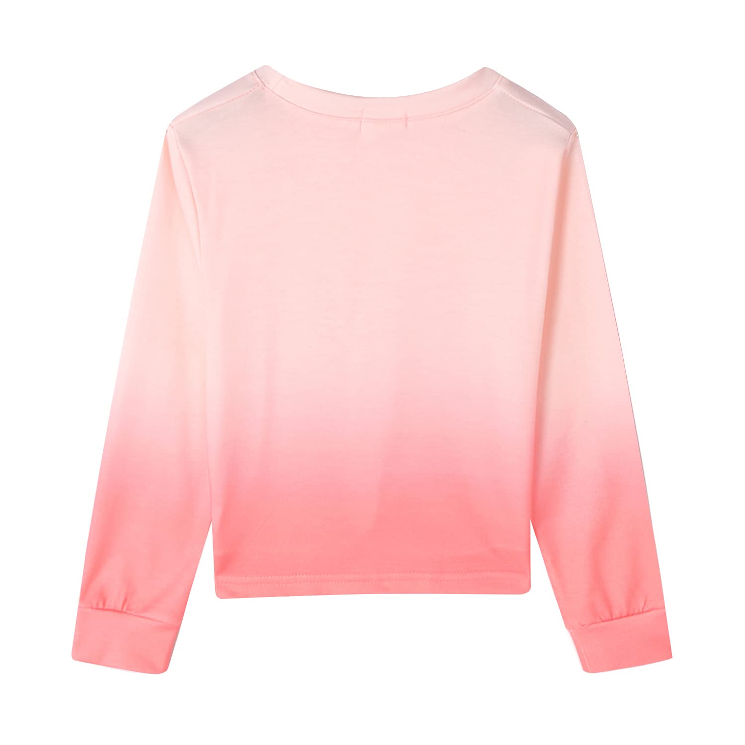 Arshiner Sudadera sin Capucha Tie-Dye Cuello Redondo Niña Manga Larga Moda