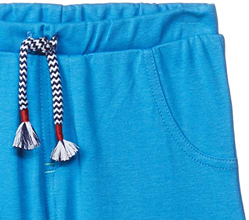 Image of miniklub Boys Red & Blue Printed T-Shirt With Shorts