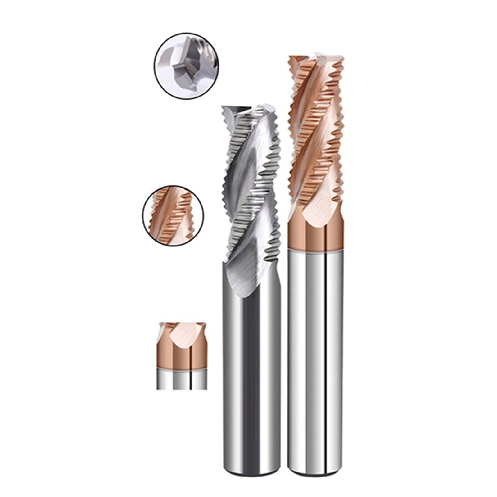 Fresa End Mill CNC Yefun - 4 Taglienti, HSS, Diametri 4/6/8/10/12 Mm, Per Acciaio, Ferro E Leghe - Foto 7