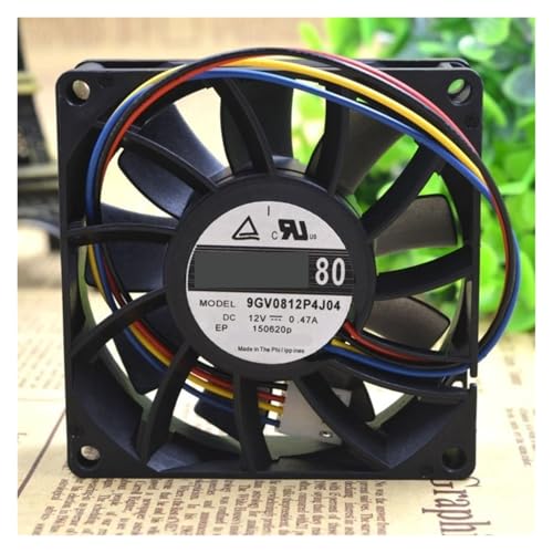 Ventilateur de refroidissement 9GV0812P4J04 extracteur air chaud 80mm DC 12 V 0.47A