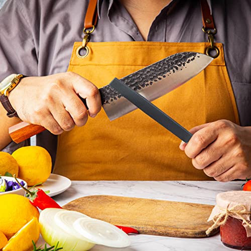Hatonseyan 6-Inch Flat Medium Cut File Double Cut Teeth High Carbon Steel Hand File Single Cut Hardened Without Handle Ideal For Wood thumb #3