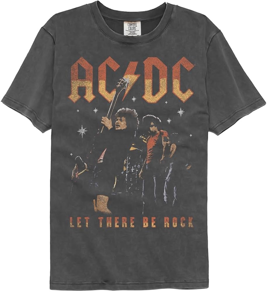 AC/DC LET THERE BE ROCK Tシャツ Amazon.com: Youth Rock Let There Be Rock Classic Vintage