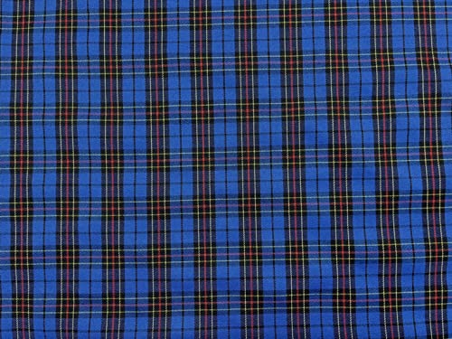 Premium 60-Inch Blue Plaid Scottish Tartan Cotton Fabric - Ideal for Clothing, Upholstery, and Home Decor Projects 9 Premium 60-Inch Blue Plaid Scottish Tartan Cotton Fabric - Ideal for Clothing, Upholstery, and Home Decor Projects - Image 8