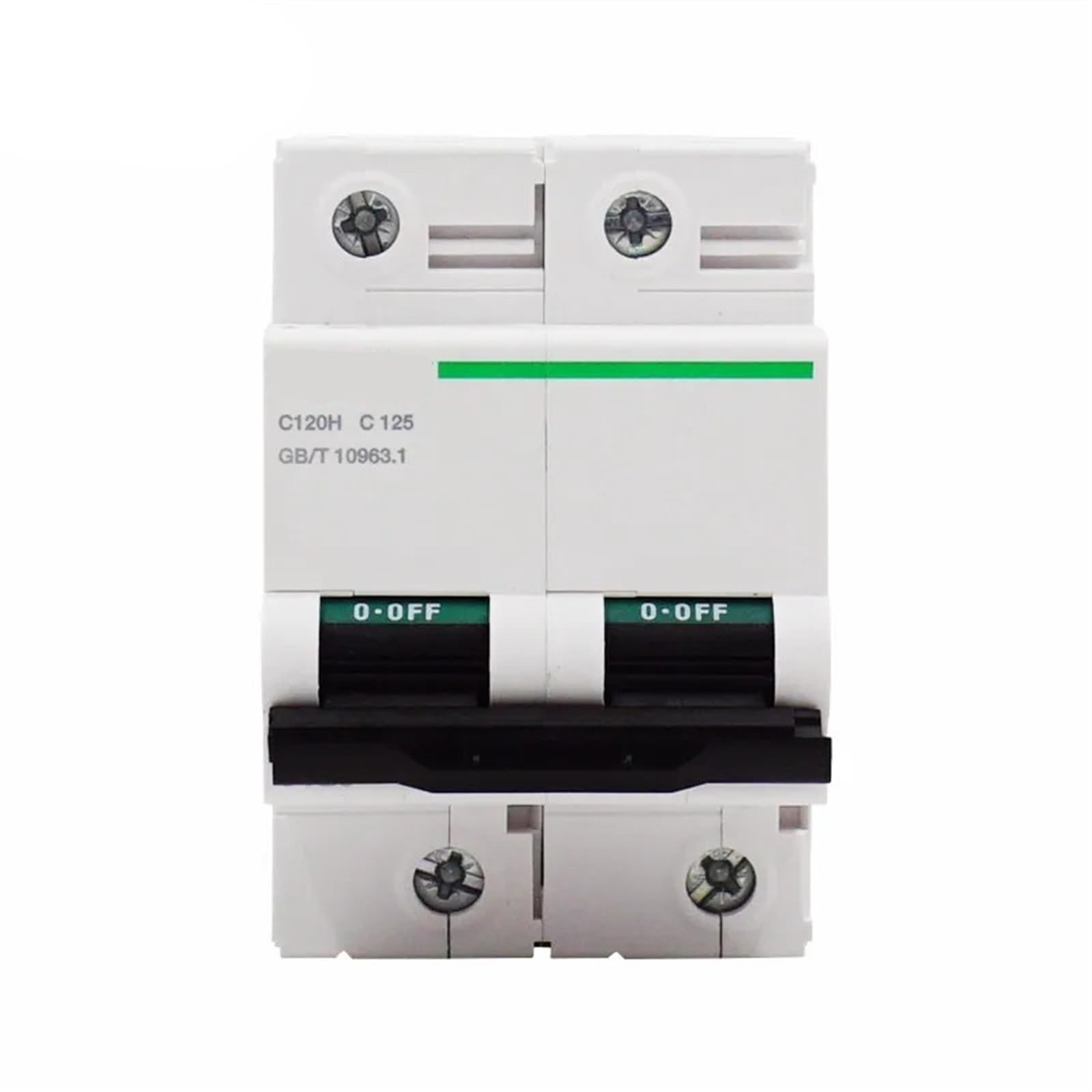 Disjoncteur électrique C120H 100A 125A 2 pôles pour tableau électrique