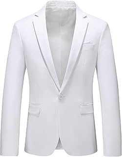 Mens Blazer Slim Fit Sport Coats 23 Colors for Daily Business and Party