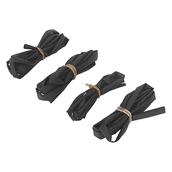 Heat Shrink Tubing, Electric Retractable Tube Assortment 4 Pieces Heavy Duty 3Mm 4Mm 5Mm 6Mm Rust Proof for Wire Connection