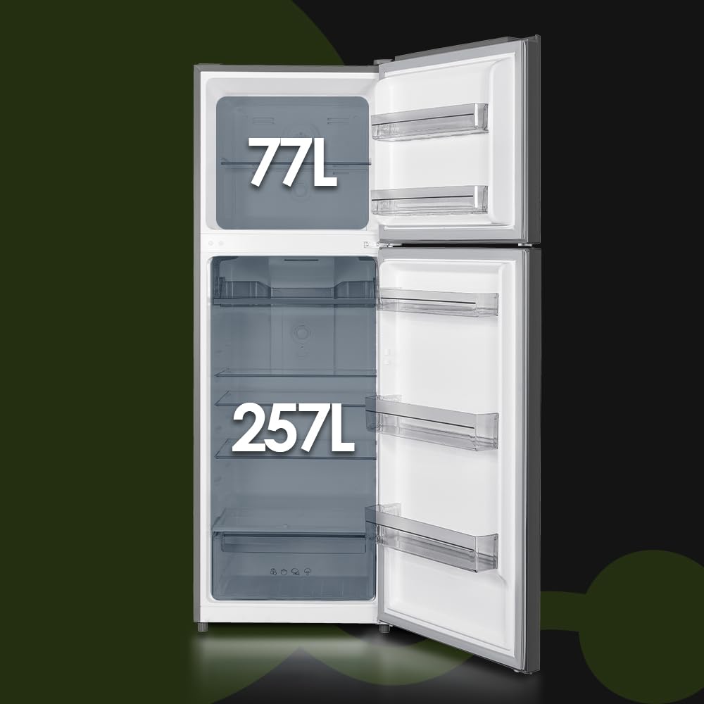 Aspes Frigorífico Inox, 2 Puertas. AF17601ENFX, Capacidad 334 Litros, No Frost, Motor Inverter, 39 dB, Puerta Reversible, Apertura Tipo Uñero, Clasificación Energética E