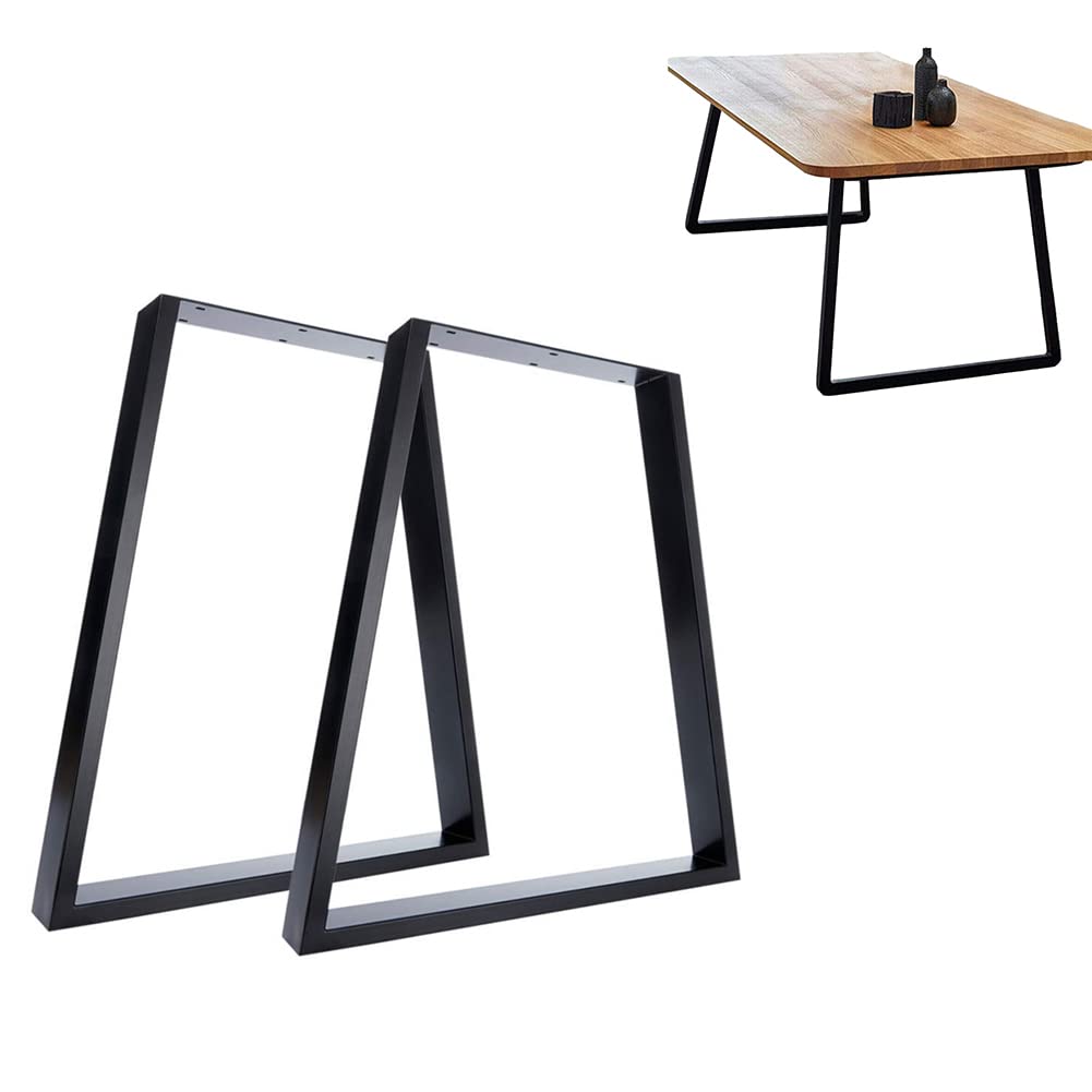 Buy MYOYAY 28 Inch Trapezoid Metal Table Legs Heavy Duty Replacement
