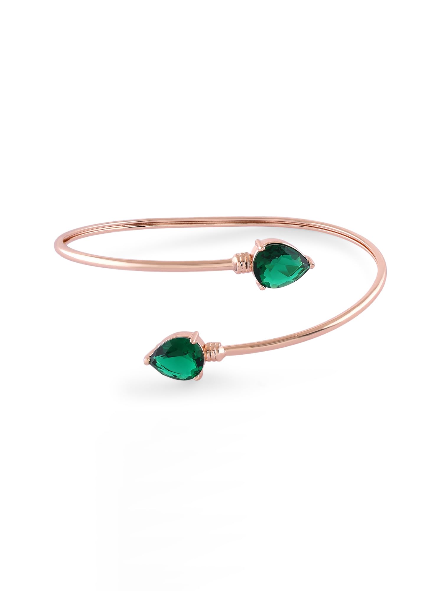 See full amazon price history chart for ZAVERI PEARLS Green Stones Dazzling Contemporary Brass Kada Bracelet For Women-ZPFK17996 ZAVERI PEARLS Green Stones Dazzling Contemporary Brass Kada Bracelet For Women-ZPFK17996 (B0D1KKXVBC) Amazon Price History, Amazon Price Tracker