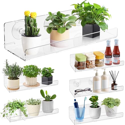 Windproof Window Plant Shelves 6 Pack