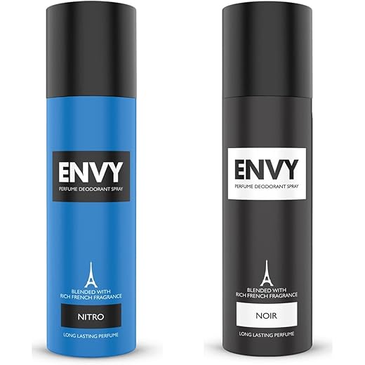 ENVY Nitro Noir Combo - 2 x 120ML Mens Deodorants
