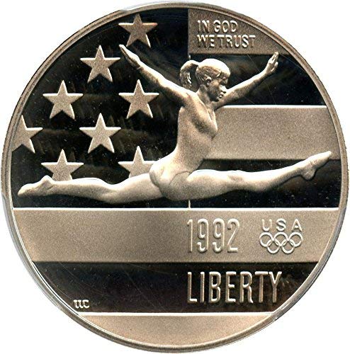 1992 S Olympic Gymnast US Commemorative Proof Half Dollar (12) DCAM US Mint