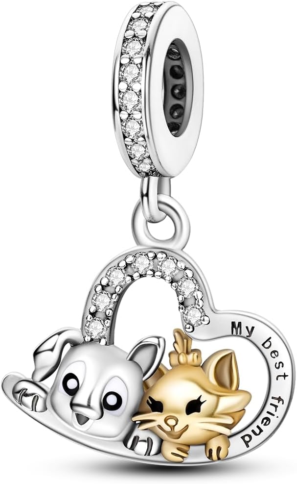 MULA 925 Sterling Silver Charms for Bracelets and Necklaces Beads Dangle Pendants Jewelry Charm for Women