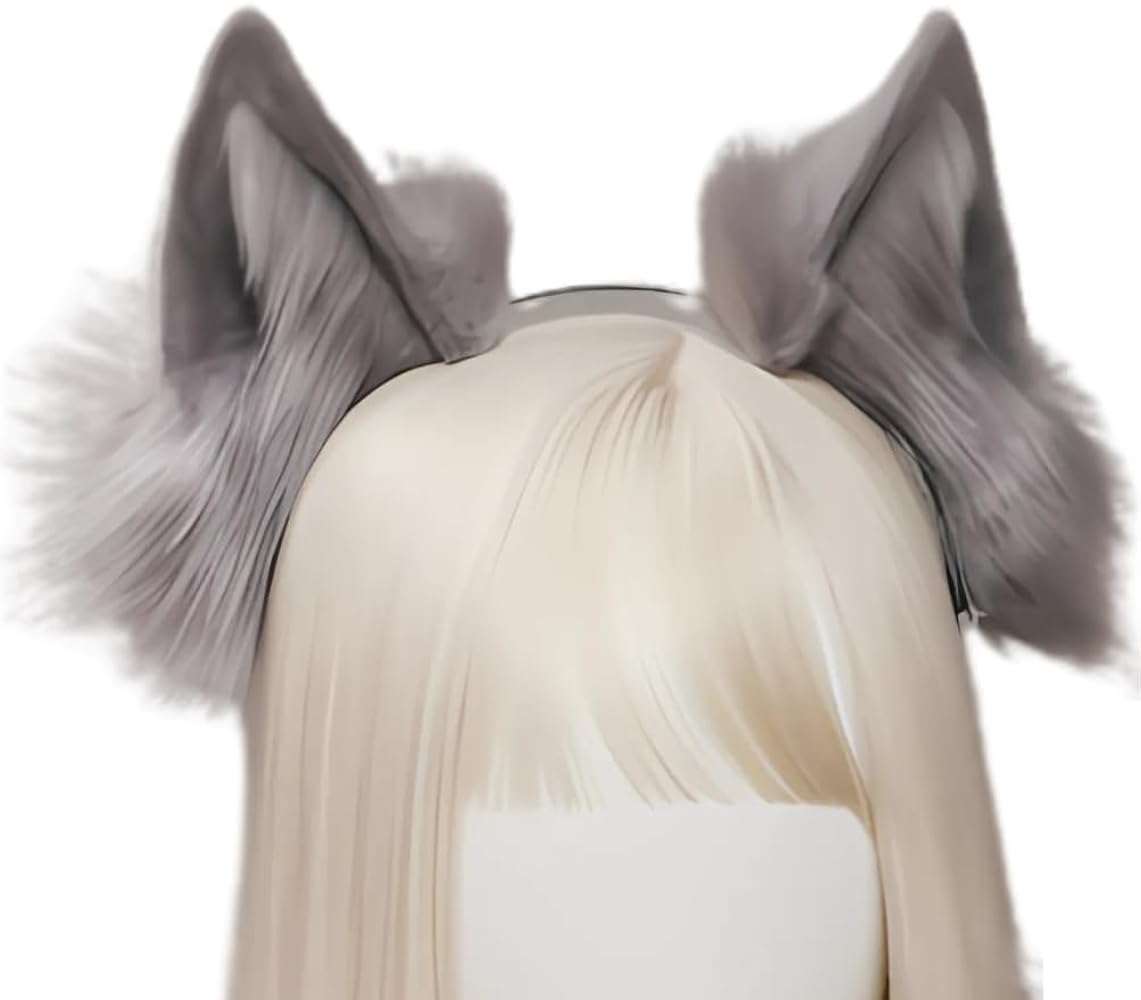 Amazon.co.jp: [ALVEIN] カチューシャ 猫耳 コスプレ ケモミミ 耳曲げ