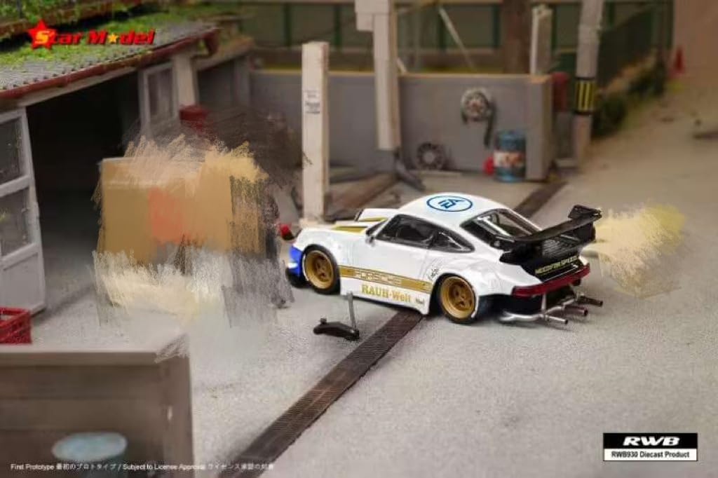 Amazon | 1/64 Star Model ポルシェ Rauh-Welt RWB 930 GT NFS 白