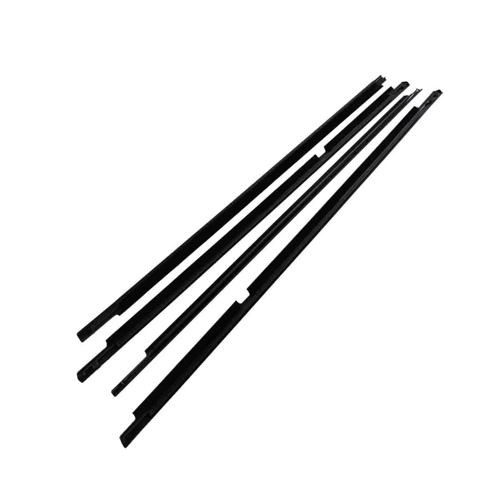 Wtixcrq Black Auto Window Seal Trim Car Window Seals Compatible With Lexus For Lx470 1998-2007 Outer Door Moulding Trim Weatherstrip Seal Belt Replacement(Black)