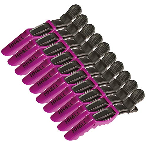 Hair Clips for Women by HH&LL – Wide Teeth & Double-Hinged Design –