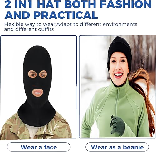 Aaesg 3 Holes Ski Balaclava Face Mask thumb #1