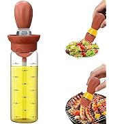 TINMIX Olive Oil Dispenser with Brush - 300ml Glass Oil Dispenser Bottle for Kitchen with Pastry ...