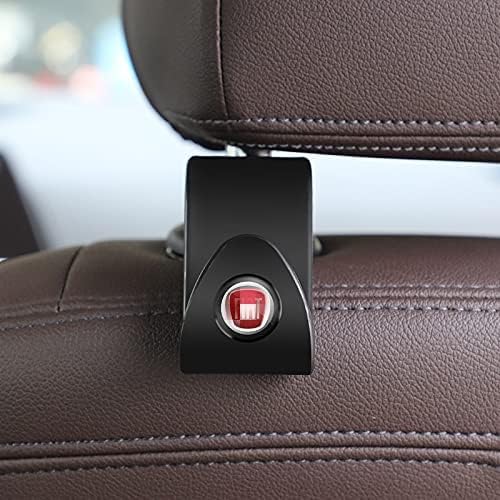 NICOLIE 2 szt. Oparcie siedzenia samochodu haki akcesoria przenośny wieszak na torby kompatybilny z Fiat 500 Fr Punto Tipo Abarth Palio Pondo Stilo Ducato Bravo