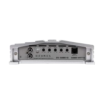 Hifonics ZG-3200.1D Zeus Gamma 3200 Watt Max Power Class D Monoblock Car Audio Amplifier