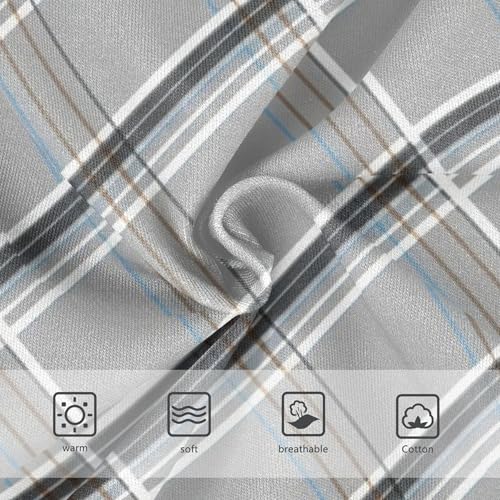 Bright Girls Underwear Toddler 2t Cotton Panties Little Girl Plaid Grey Kids Briefs Undies3