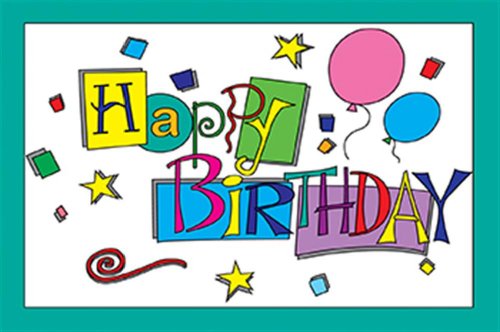 Teacher Created Resources Happy Birthday Postcards (1201)