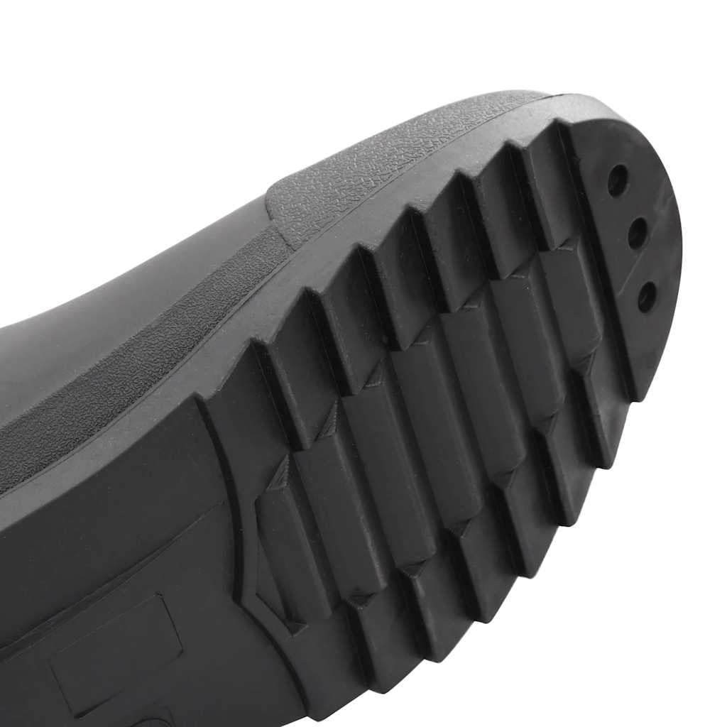 Stivali di gomma neri in PVC, impermeabili, antiscivolo, per attività all'aperto, pesca, caccia, pesca a mosca, palude, acqua, laghetto, ruscello, fiume, lago