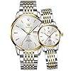 OLEVS Couple Watches Men and Women Automatic Mechanical Waterproof Casual His and Hers Watches Set Pair for Couples…