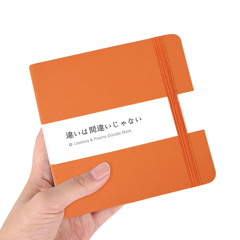 Mifuner Mini cuadernos cuadrados pequeños de 5 x 5 de 80 g/m², páginas en blanco, cuadernos de bocetos, diario de viaje, tapa dura, cuaderno de escritura, cuaderno de notas, cuaderno de bocetos